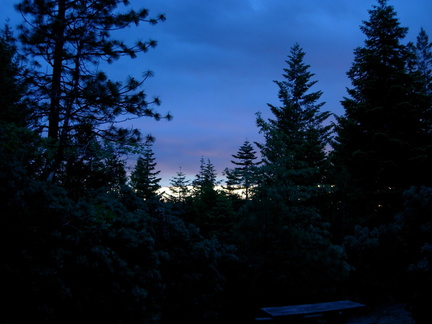 Letts Lake Campground Sunrise
