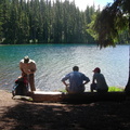 Lunch at Mink Lake