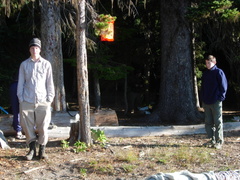 Cary and Jason in camp