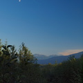 Mount Saint Helens with the Moon