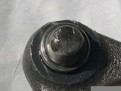 sector shaft pin chipped