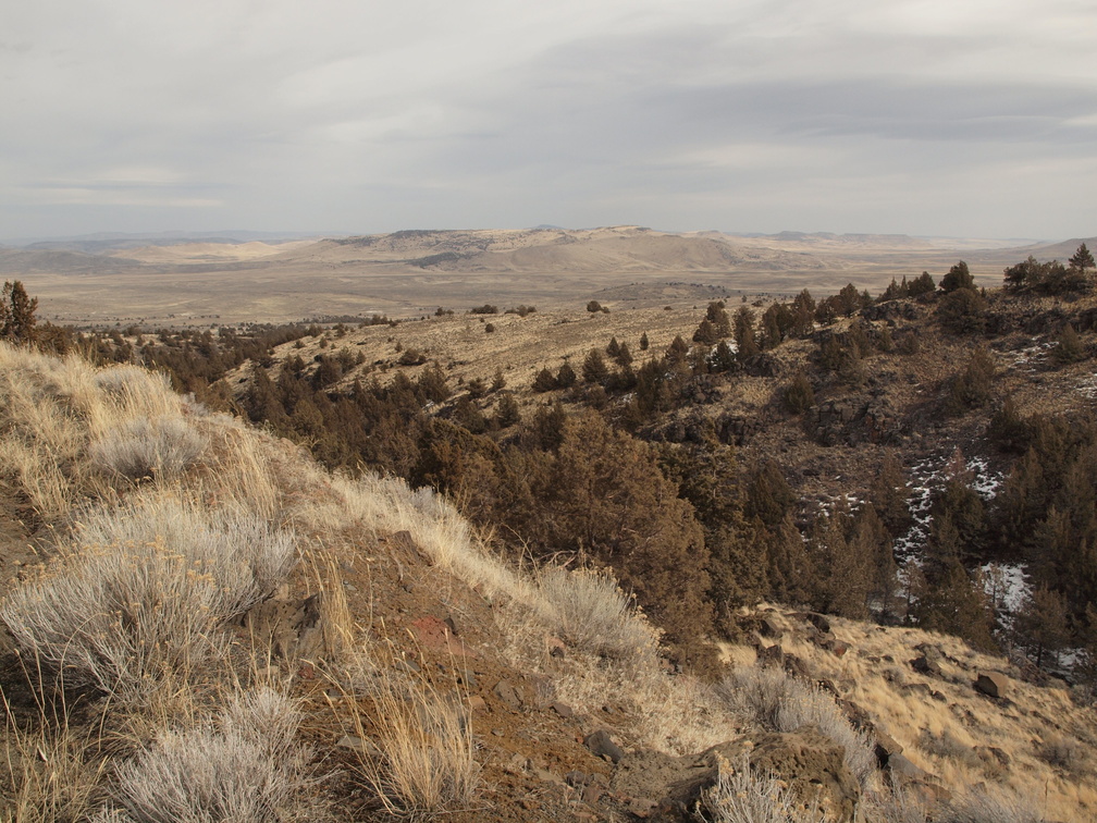 View east from Stinkingwater Pass, Harney County