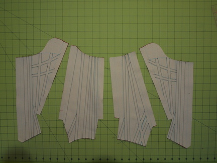 Boning channels sewn